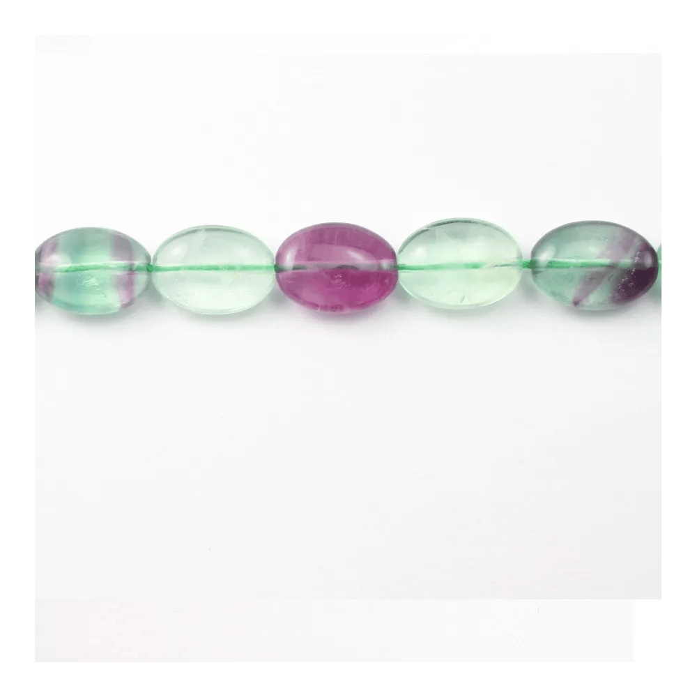 Fluorite Ovale 10x14mm x 40cm