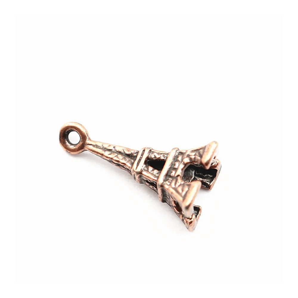 Breloque tour effel cuivre 17mm x 2pc