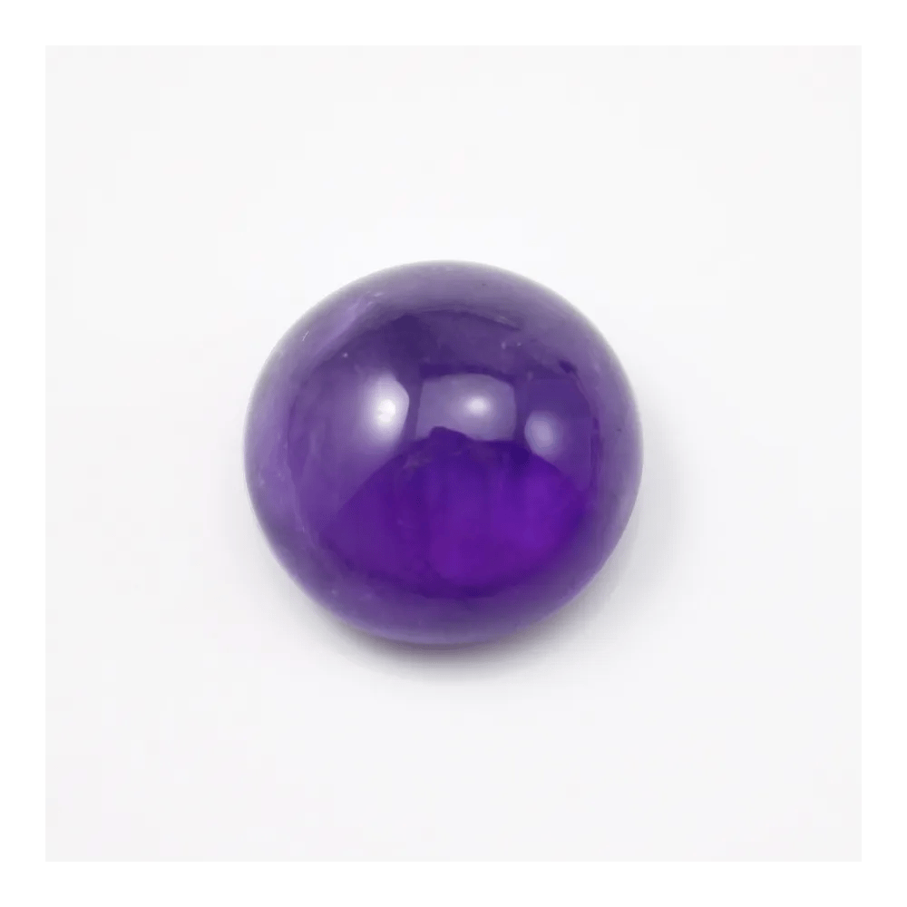 Cabochon amethyste rond 19mm x 1pc
