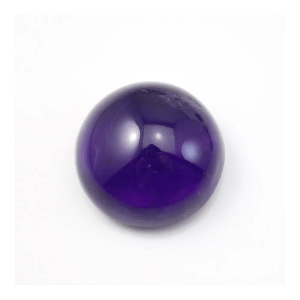 Cabochon amethyste rond 18mm x 1pc