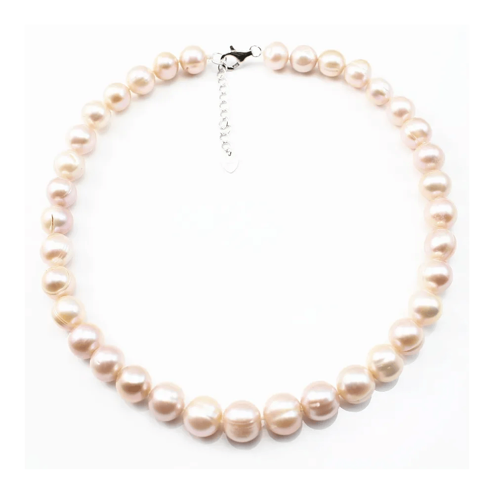 Mauve Freshwater Pearl Necklace