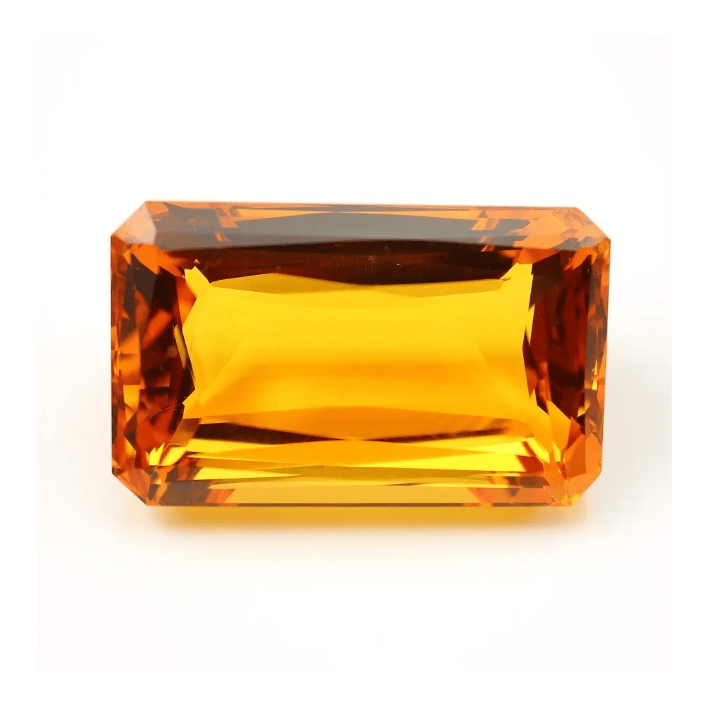 Citrine Rectangle 36 x 28 mm 156.71 CTS