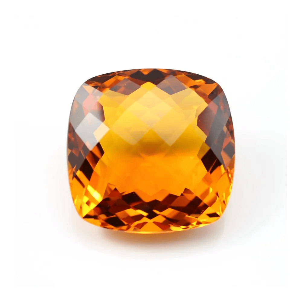 Citrine Coussin 37 x 37 mm 170.45 CTS