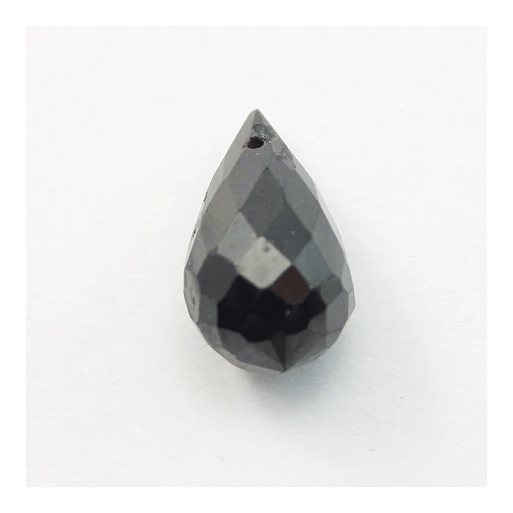 amethyste vert faceted Teardrop x 1pc