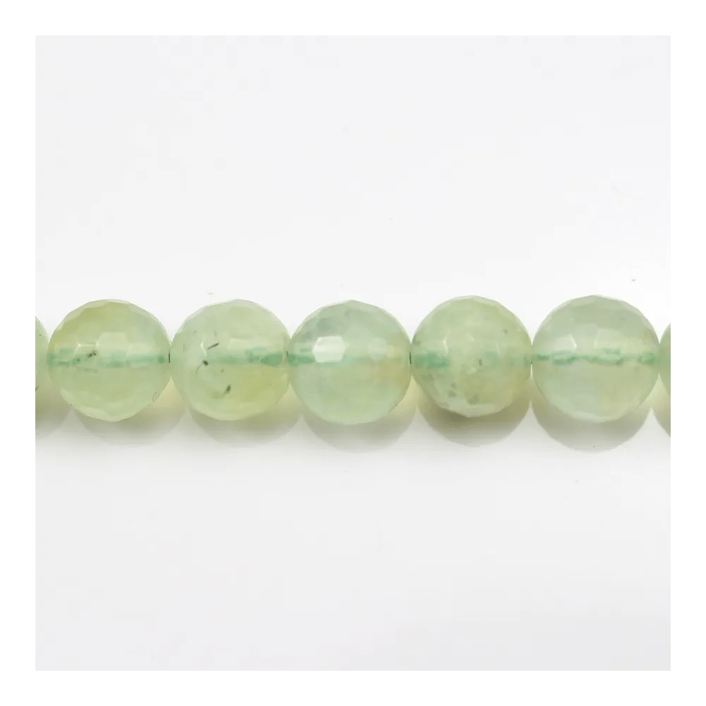 Prehnite Ronde Facette 8mm x 40 cm 