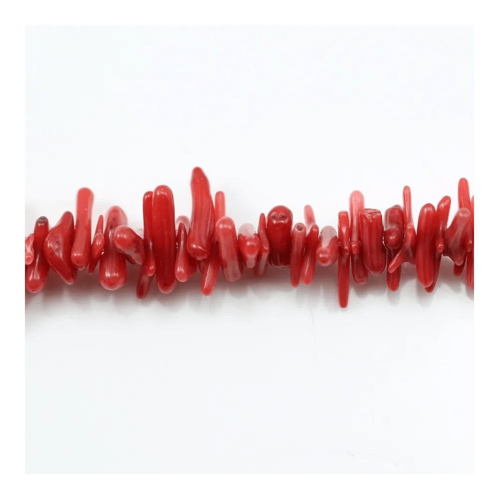 Red colored Baroque sea bamboo 16mm x 40cm