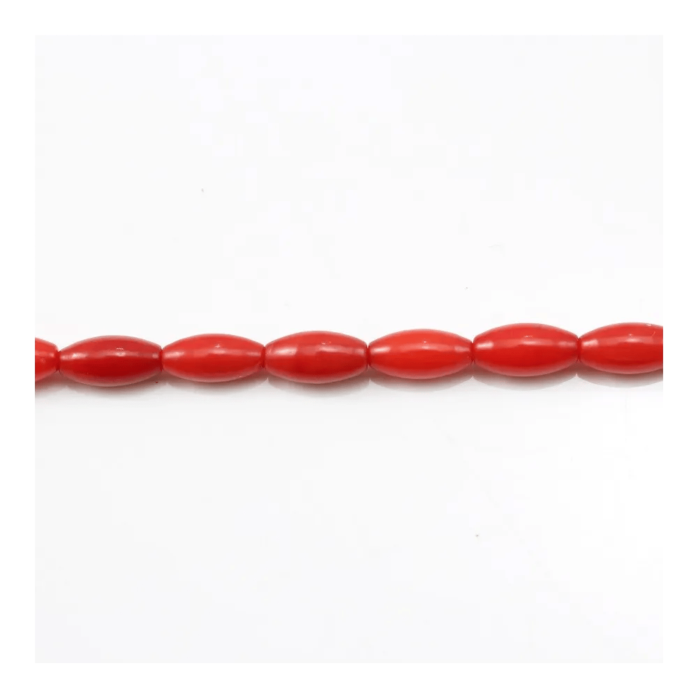 Red colored  Keg sea bamboo 3x7mm x 40cm