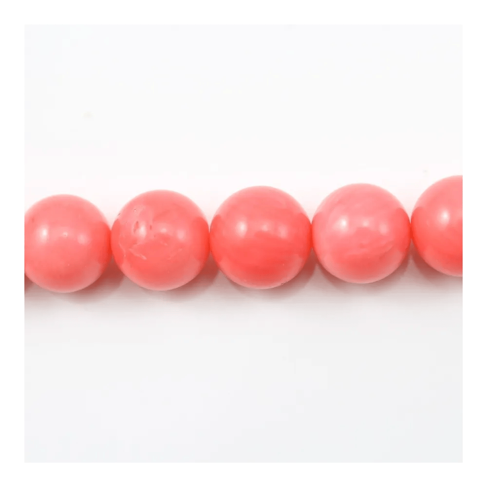 Bambou mer teinté orange Rond 10mm x 40cm 