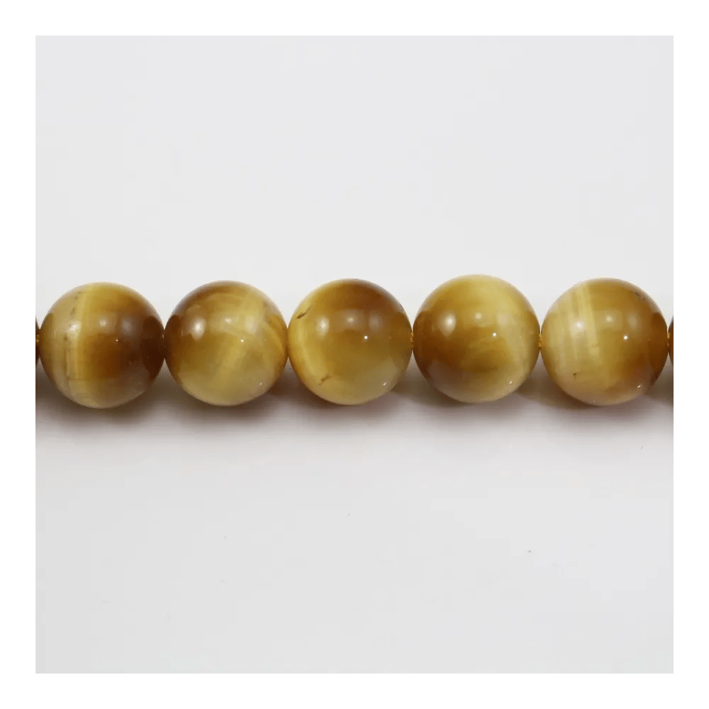 Oeil de Tigre Jaune Or  Ronde 8mm x 39m