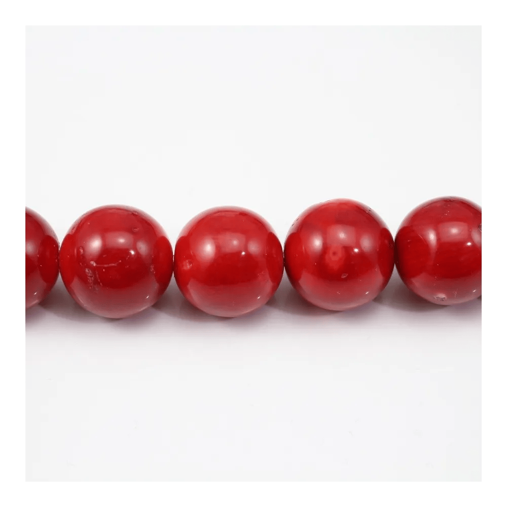 Bambou mer teinte rouge Rond  18mm  x 40cm 