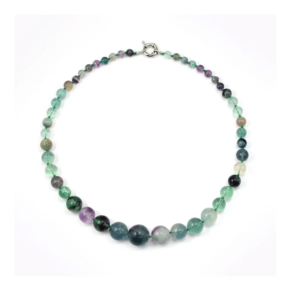 Collier en fluorite