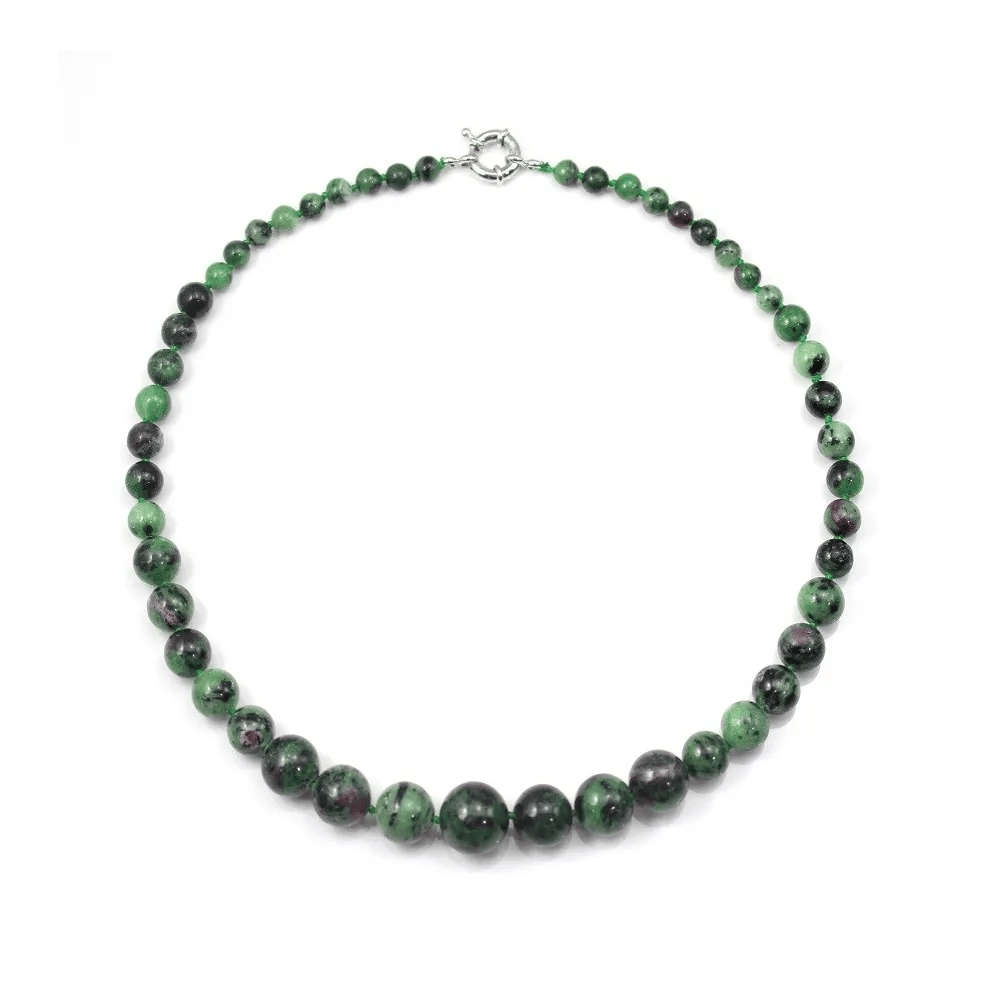 Collier ruby-zoisite