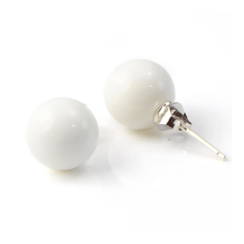 Boucle d’oreille argent 925 bénitier 10mm  x 2pcs