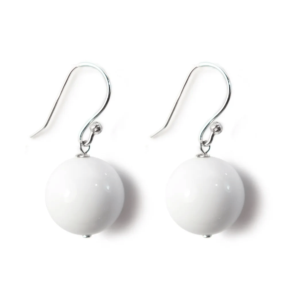 Boucle d'oreille argent 925 benitier 12mm x 2pcs 