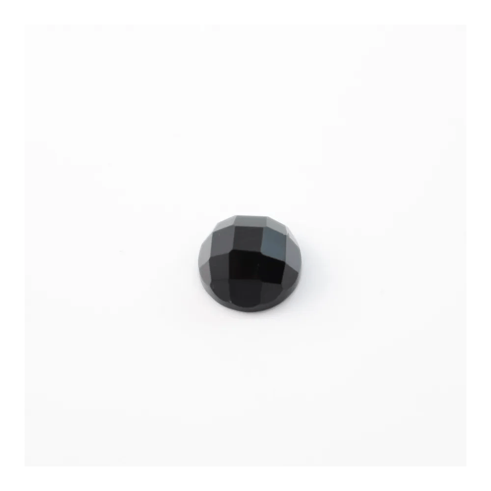 Cabochon onyx rond facette 6mm x 1pc