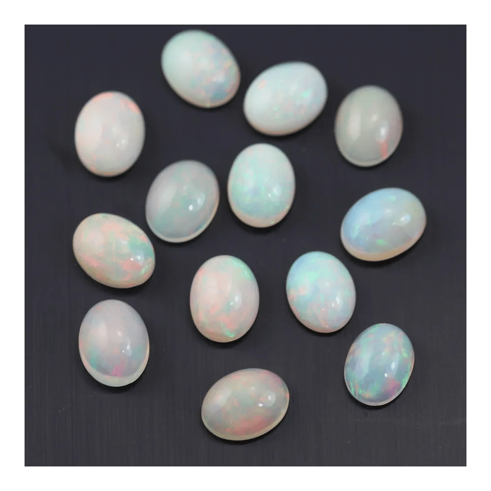 Cabochon opale ethiopian ovale 7x9mm x 1pc
