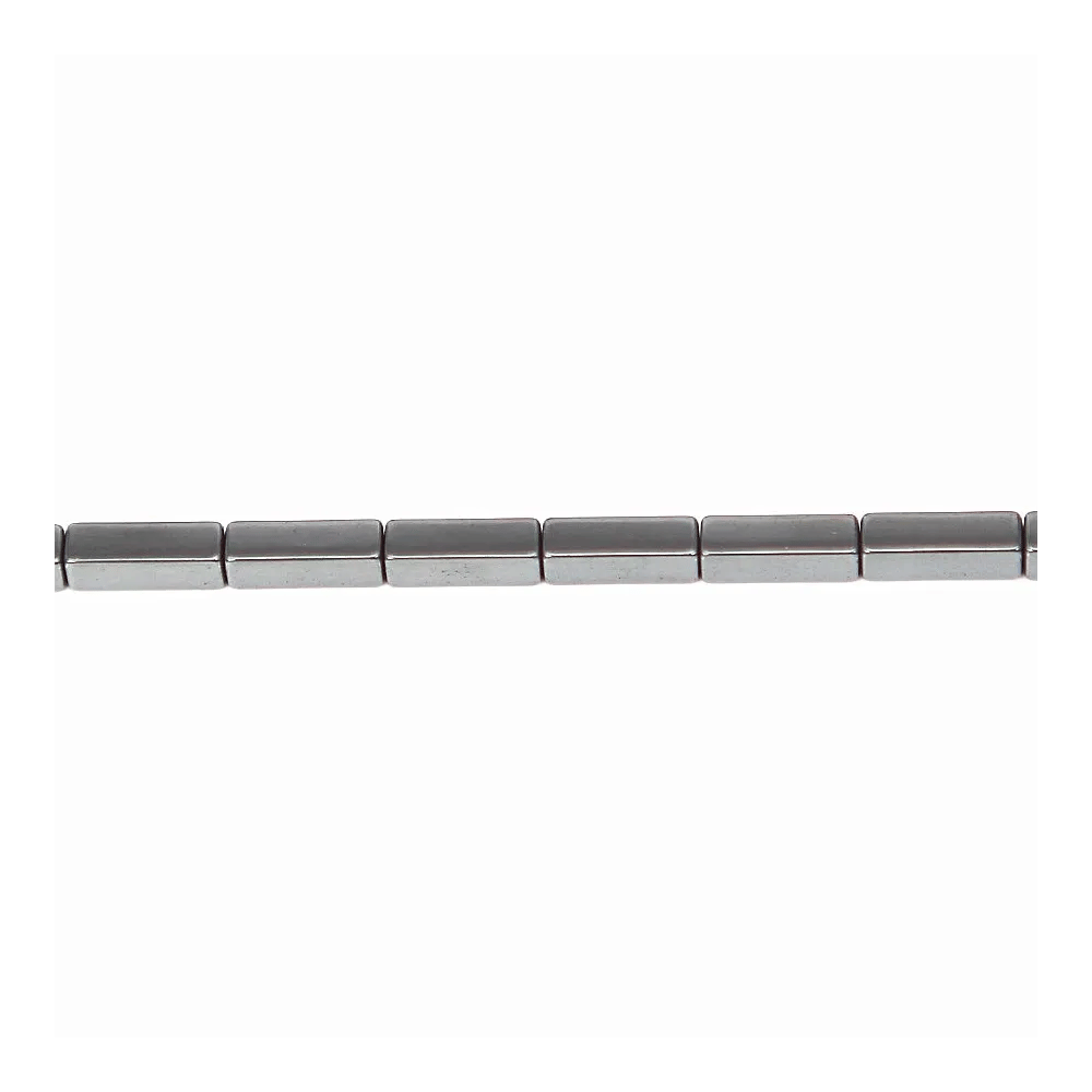 Hématite rectangle 3x9mm x 40cm 