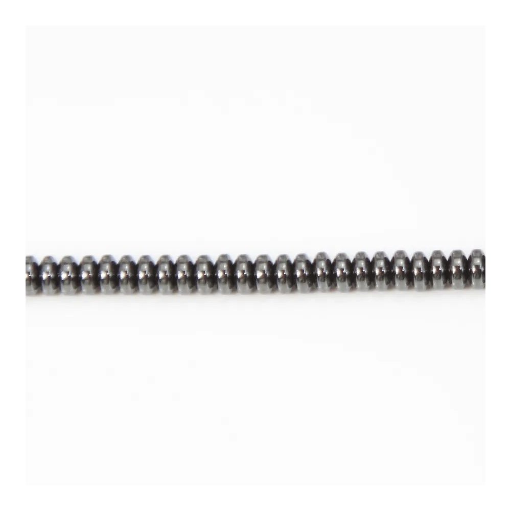 Hématite rondelle 2x4mm x 40cm 