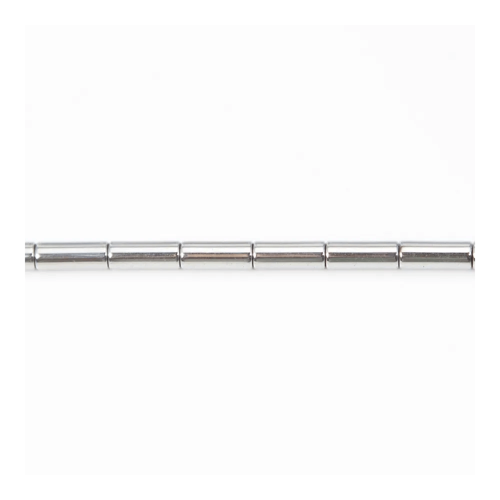 Hématite tube 3x9mm x 10pcs