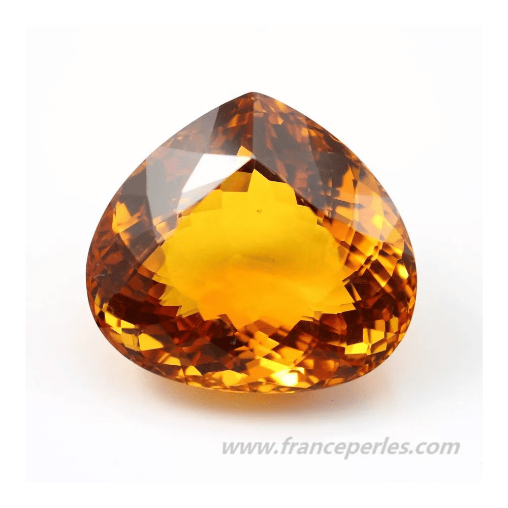 Citrine Coeur 34 x 31mm 107.09CTS