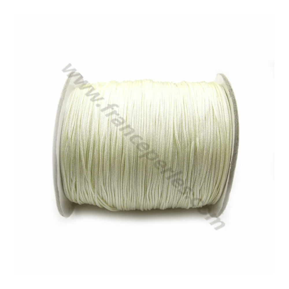 Fil polyester blanc cassé 1mm x 2m