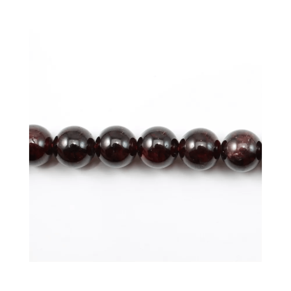 Grenat Rond 9mm x 5 pcs