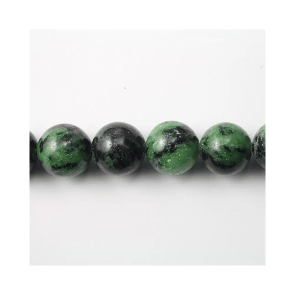 Ruby Zoisite Rond 12mm x 4pcs