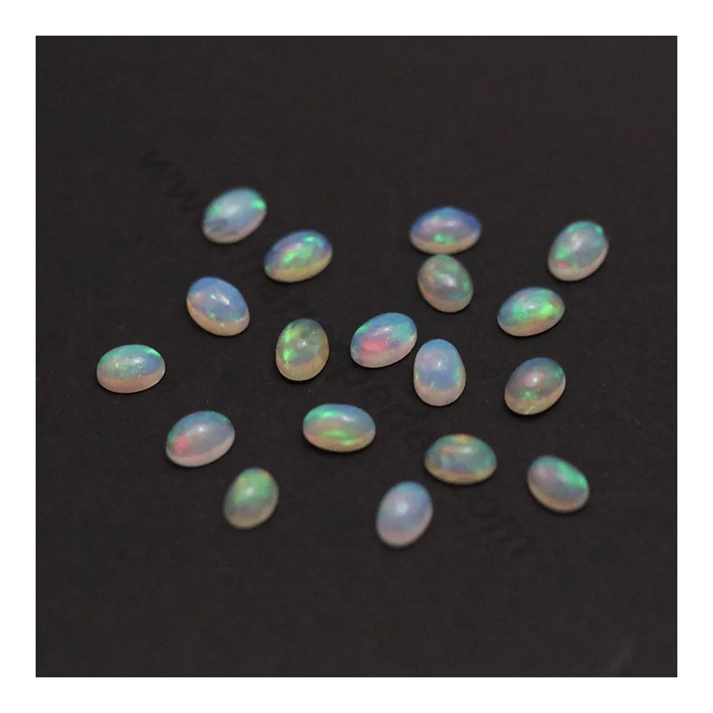 Cabochon opale ethiopian ovale 7x9mm x 1pc