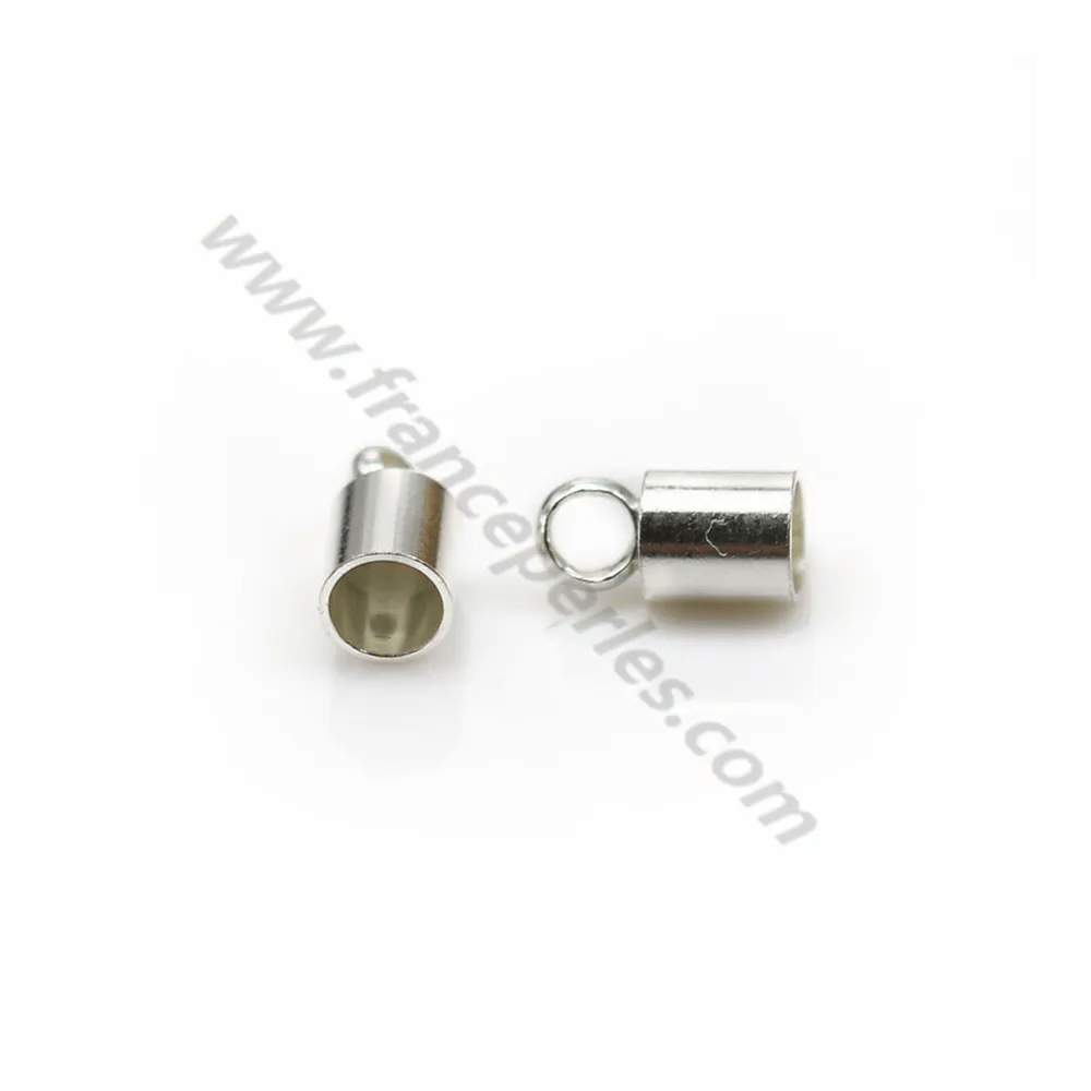 Embout en argent 925, pour cordon de 2.5mm x 4pcs