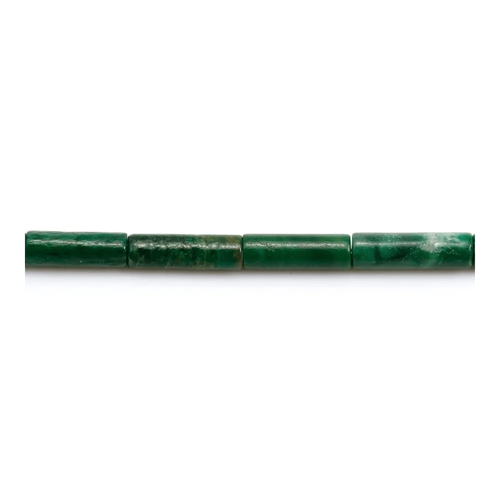 Jade verdite tube 4x13mm x 40cm