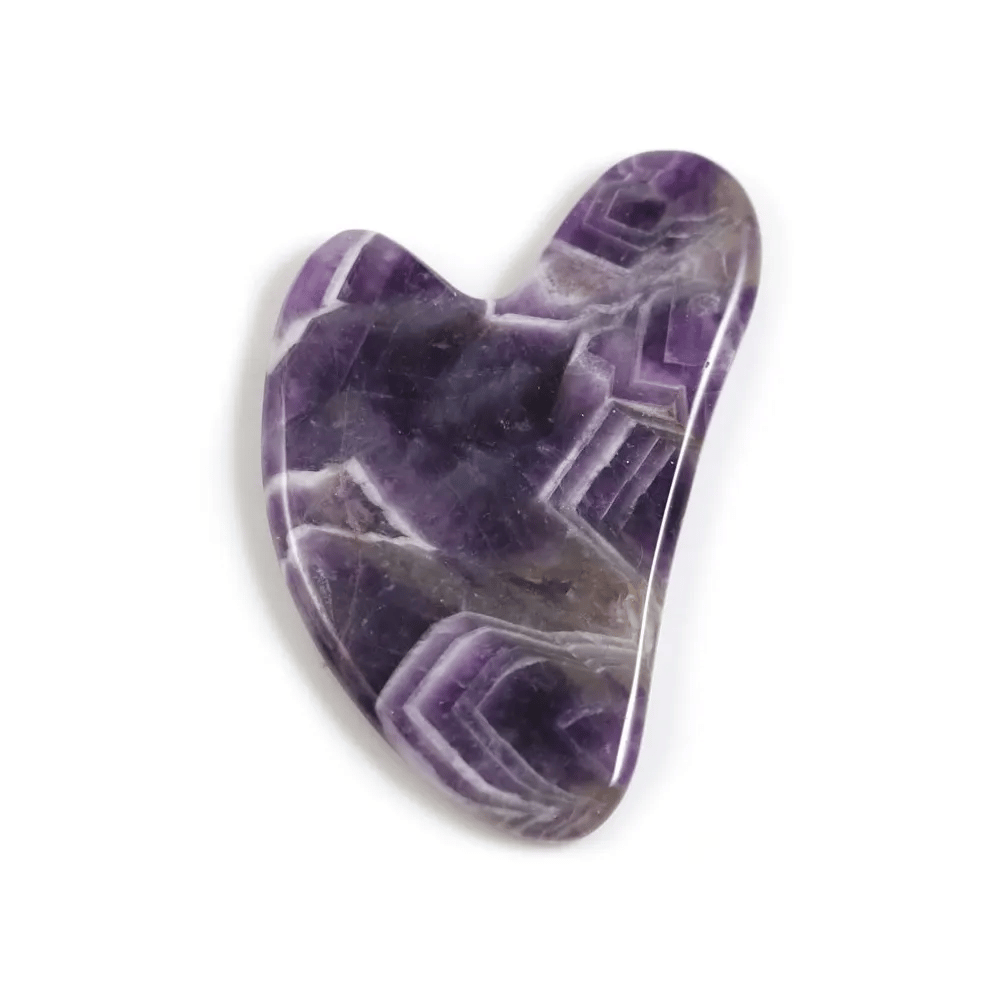 Gua Sha masseur en Améthyste x 1pc