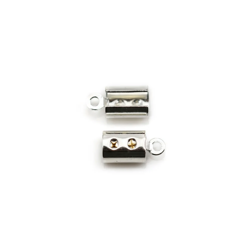 Pince lacet pour cordon 4mm x  20pcs