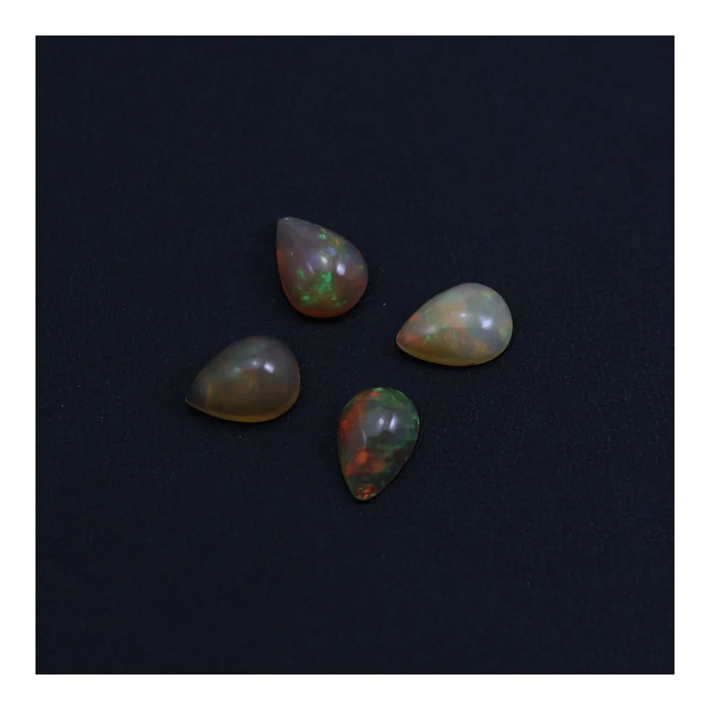Cabochon opale ethiopian goutte 8x11mm x 1pc
