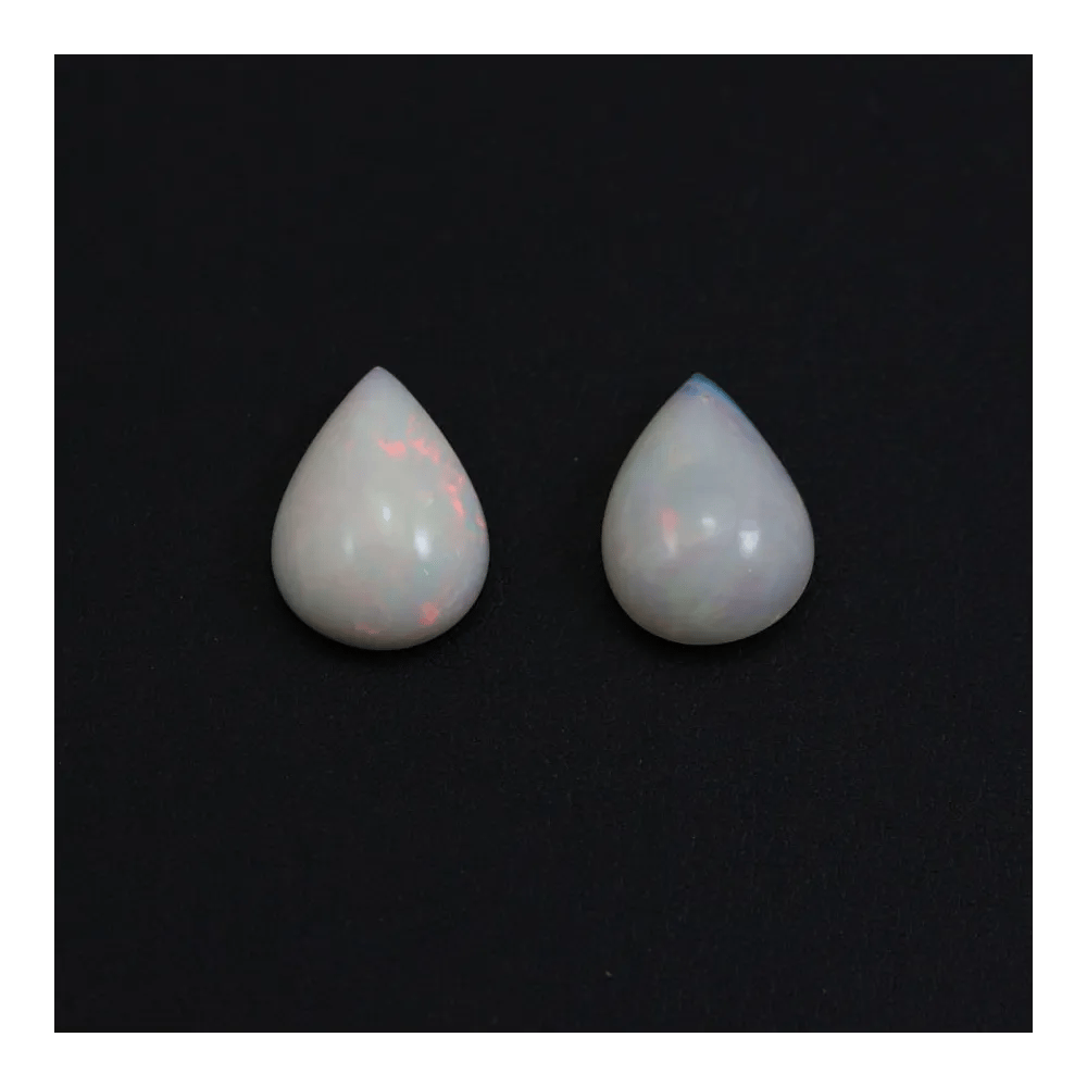 Cabochon opale ethiopian goutte 15x20mm x 1pc