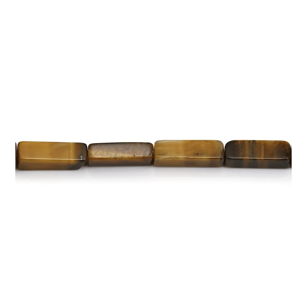 Eye tiger rectangle 4x13mm x 10pcs