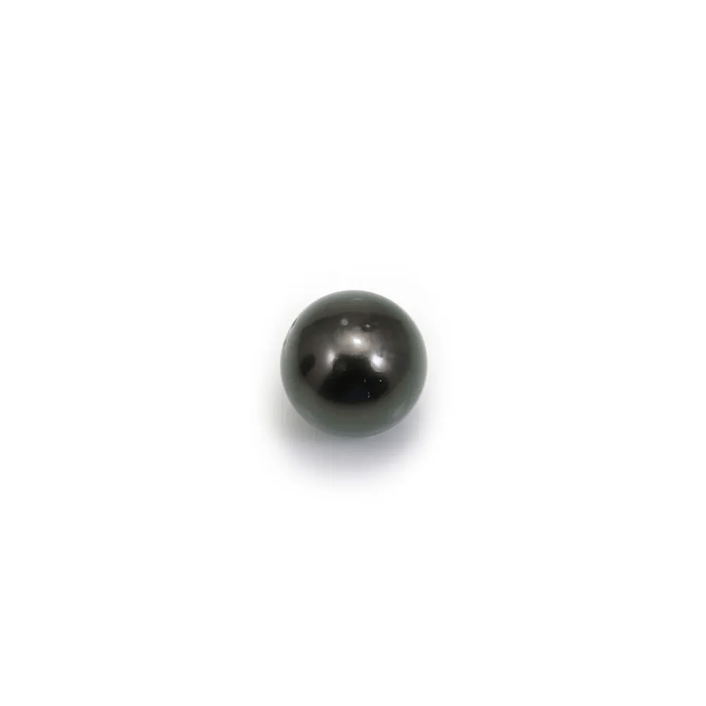 Perle de culture de Tahiti de forme ronde 10-10.5mm x 1pc