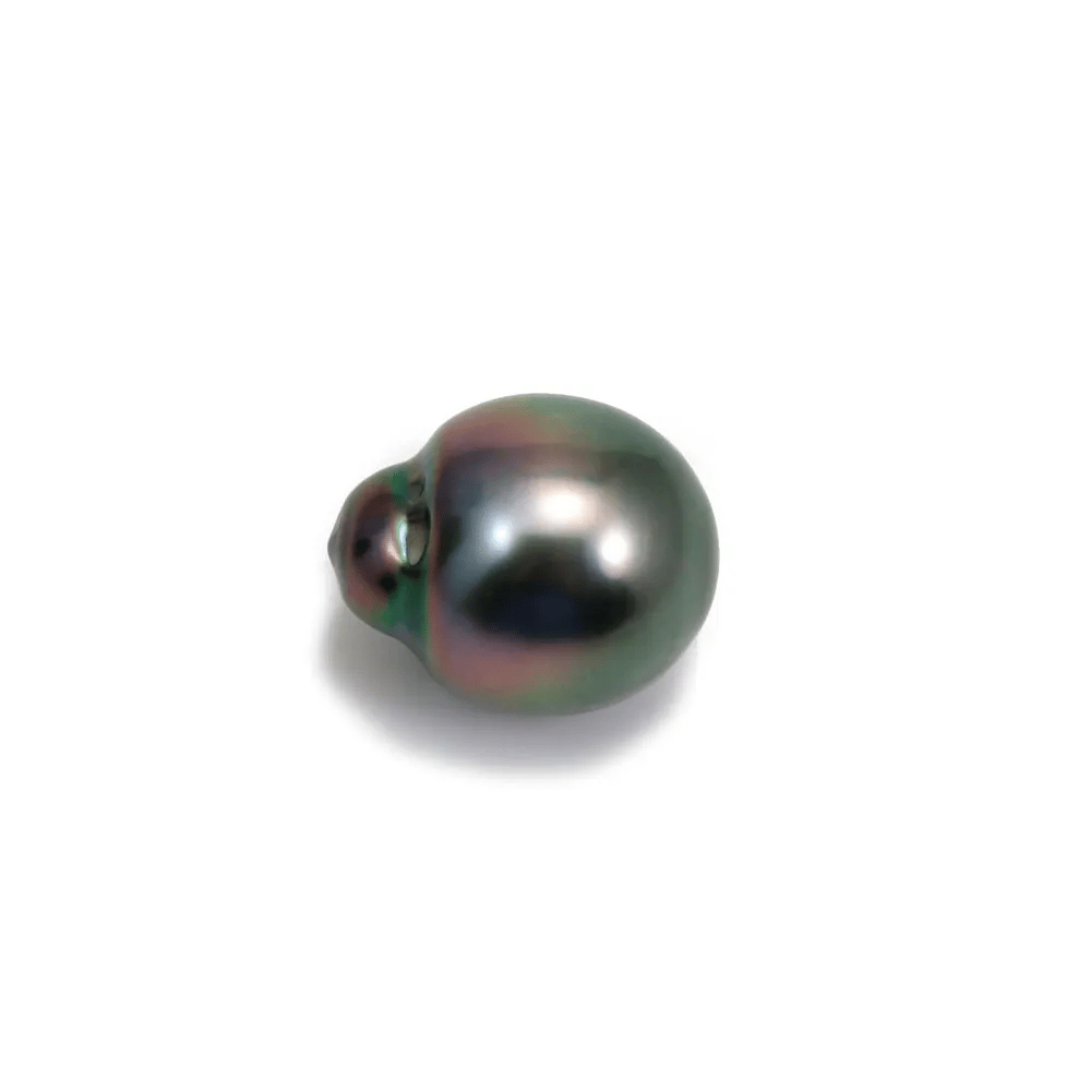 Perle de culture de Tahiti de forme semi-ronde 12-13mm x 1pc