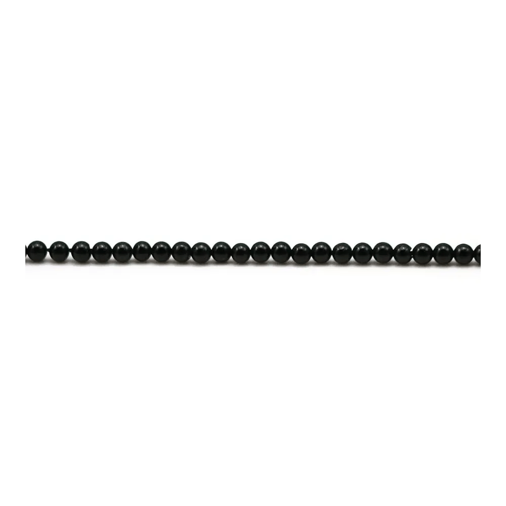 Onyx noir, ronde, 2mm x 39cm