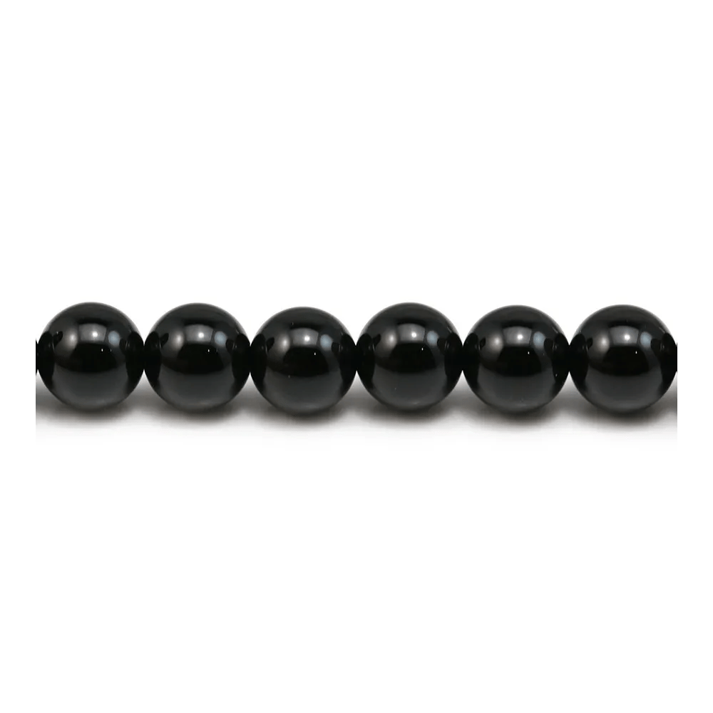 Black Agate Round 8mmx40cm