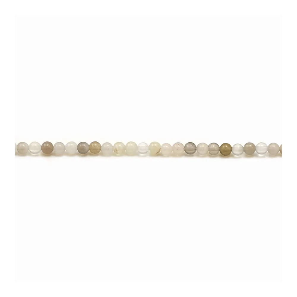 Agate du botswana ronde 2mm x 40cm