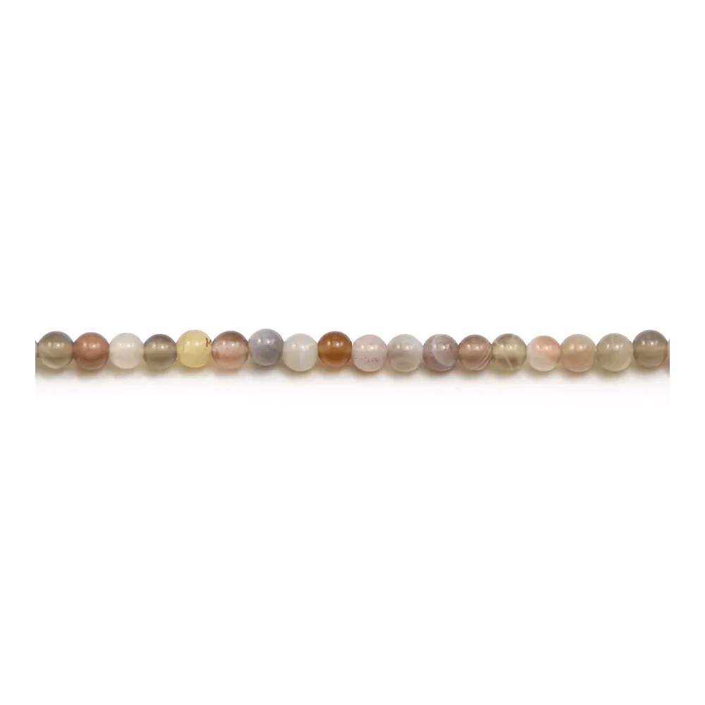 Agate botswana ronde 3mm x 40cm