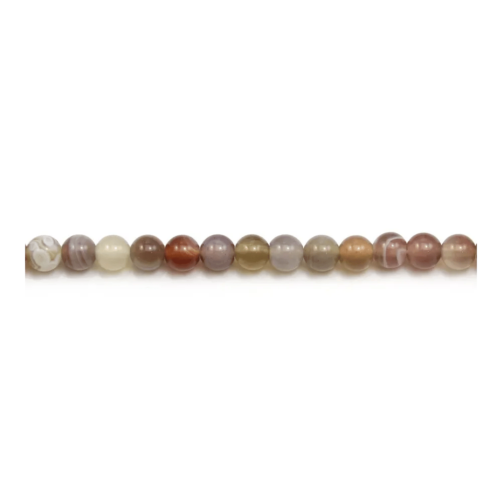 Agate botswana ronde 4.5mm x 40cm