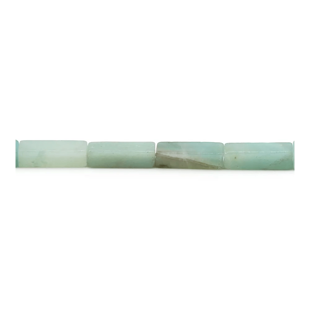 Amazonite bleu, en forme de rectangle, de taille 4 * 13.5mm x 40cm