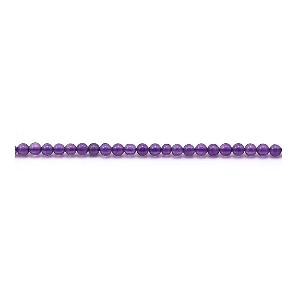 Améthyste ronde 2mm x 40cm