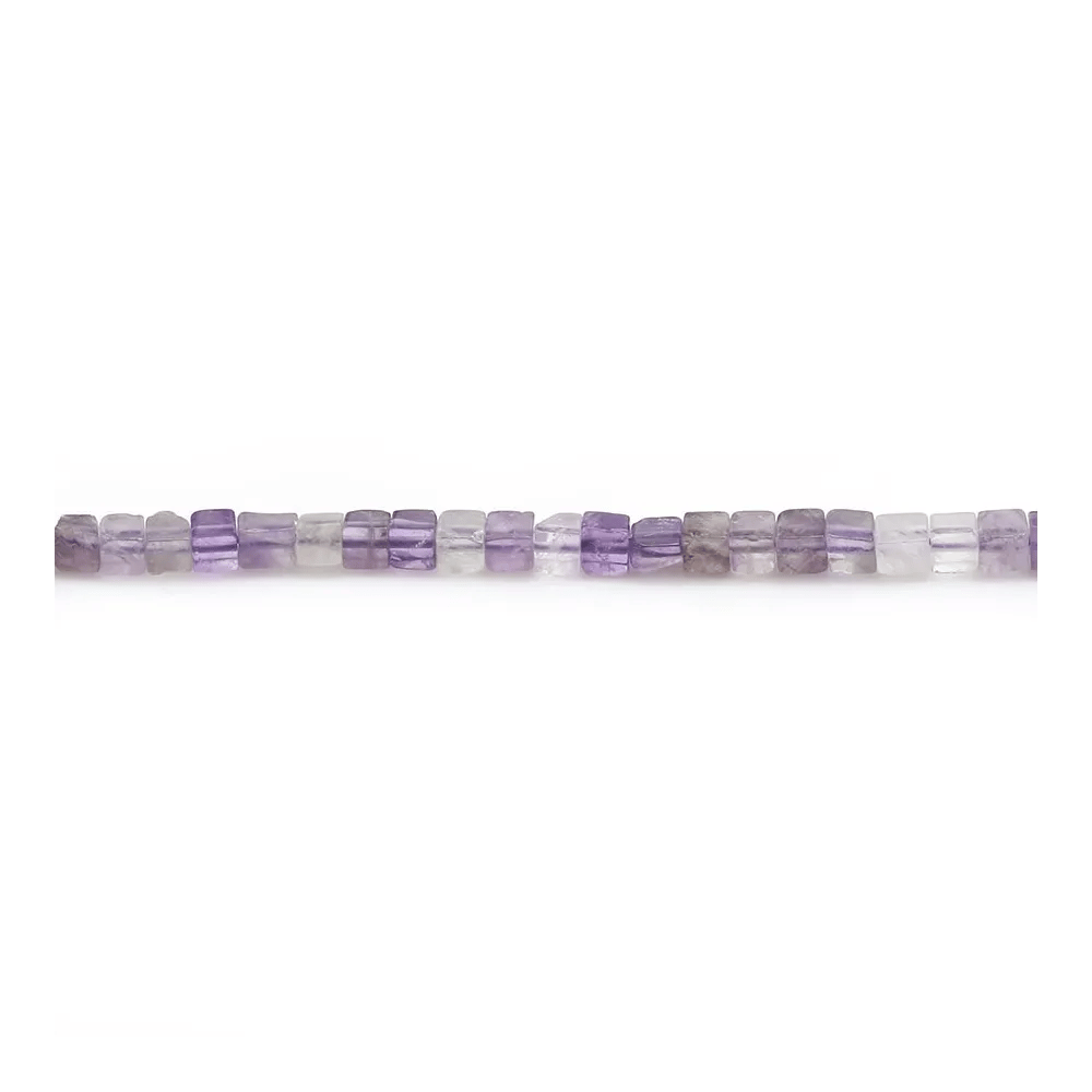 Amethyste violet color, in shape of square, 2.5mm x 39cm