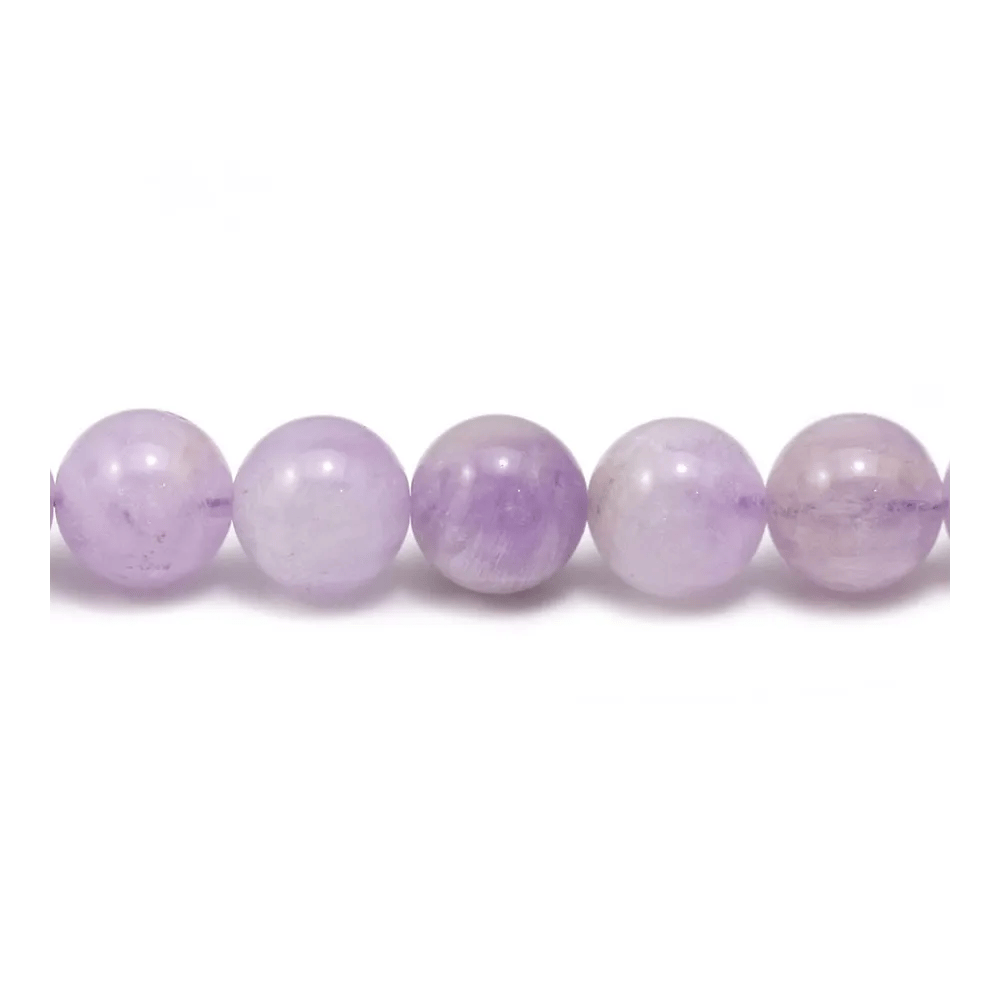 Clear Amethyst Round 10mm x 5pcs