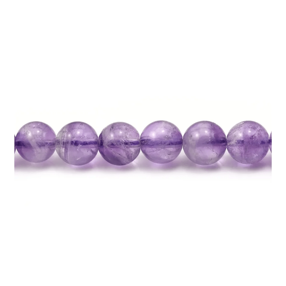 Améthyste claire ronde 8mm x 6pcs