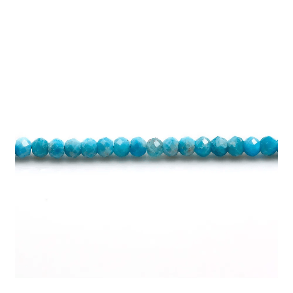 Apatite rondelle facette 3x4.5mm x 10pcs