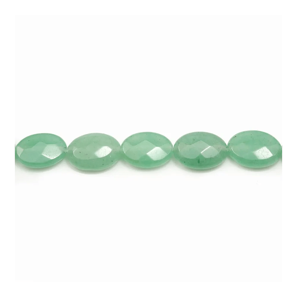 Aventurine rond plat 10mm x 40cm