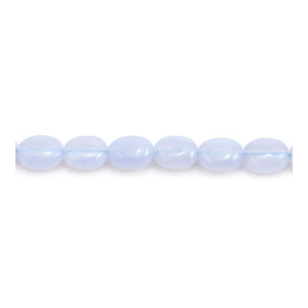 Calcédoine Ovale 6 *8mm x 5pcs